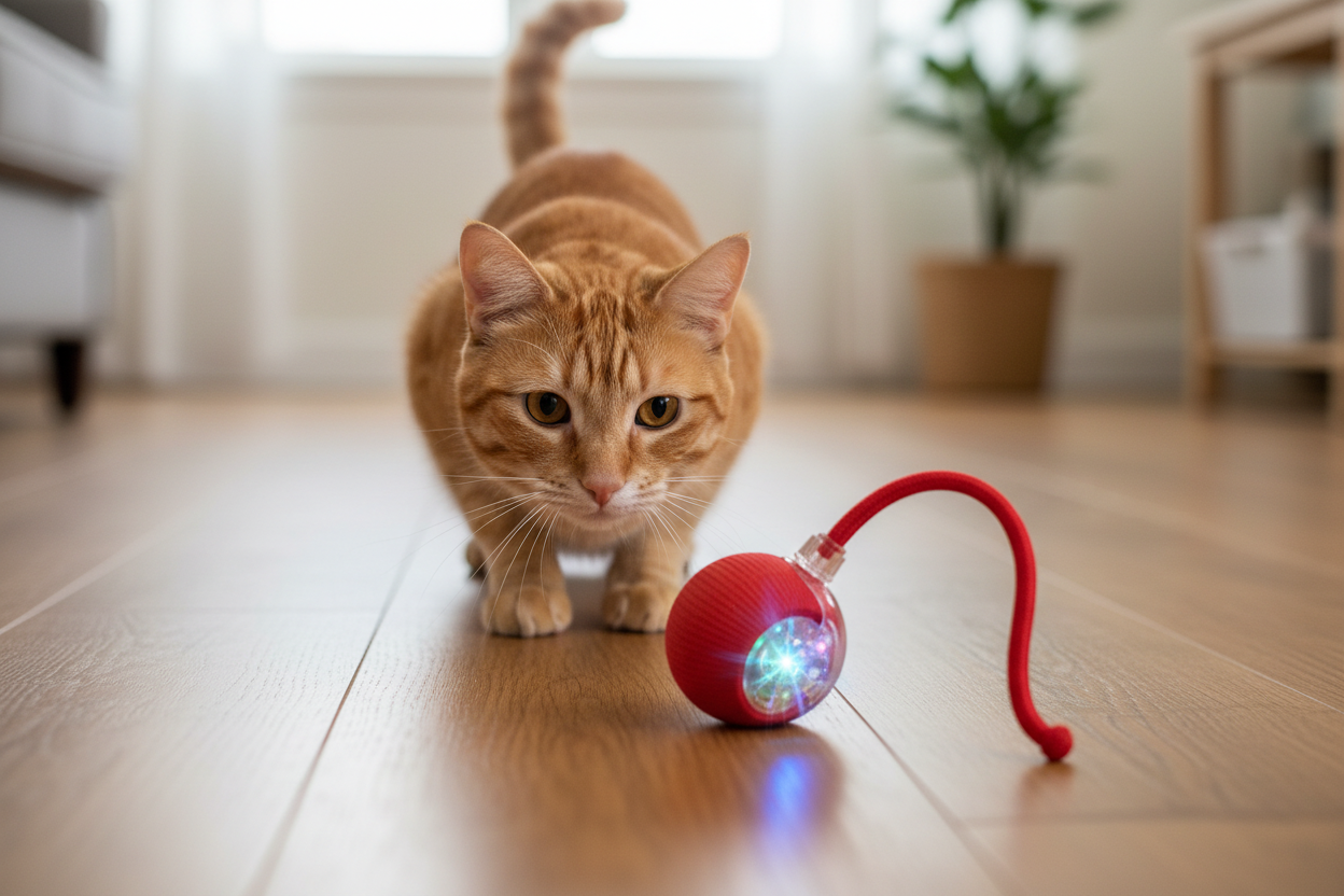 Hero Cat Red Ball